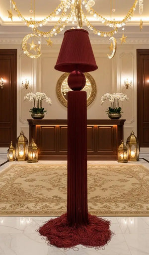 Royal Burgundy Lampshades