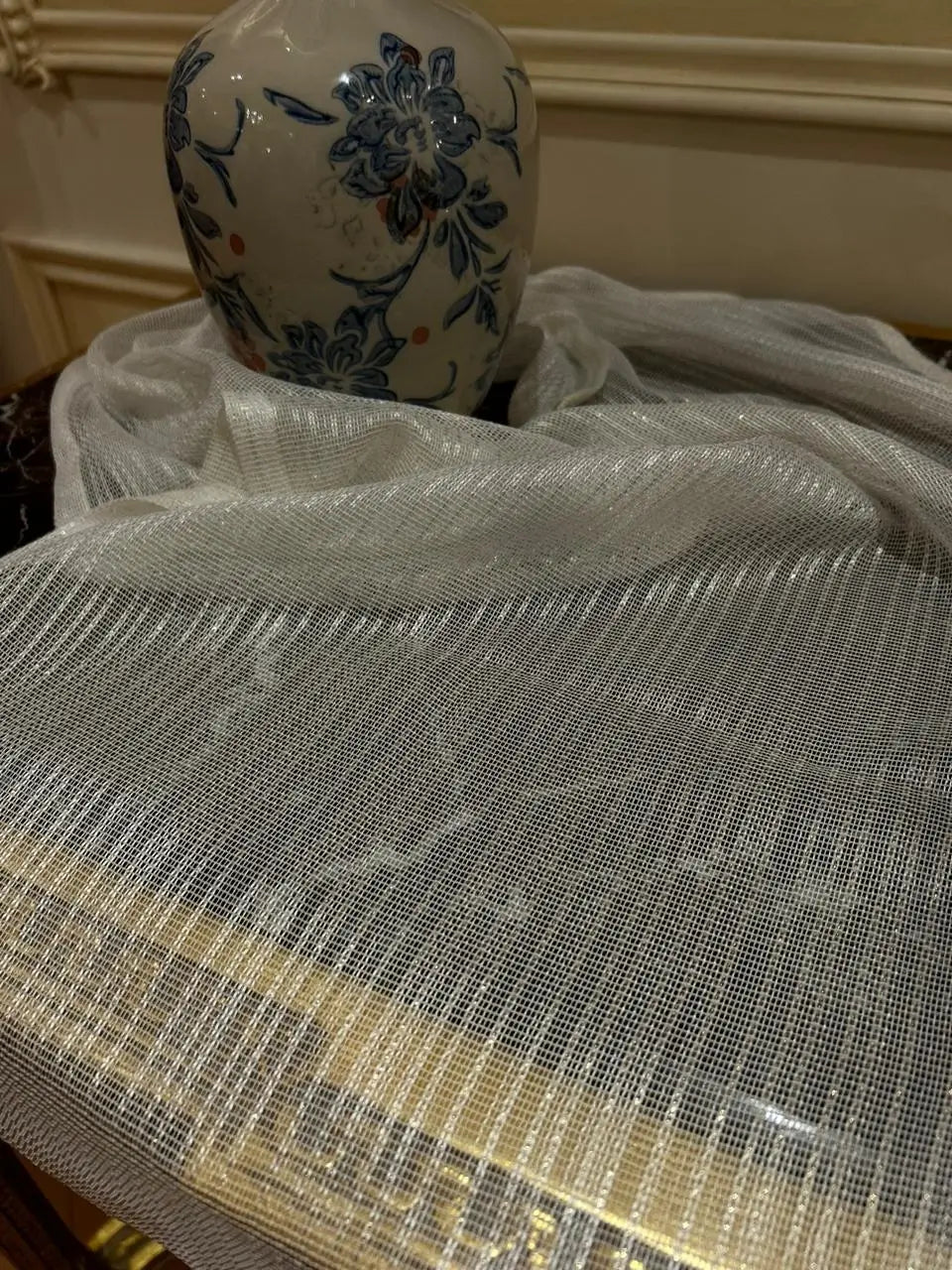 Gold Linen Table Runner