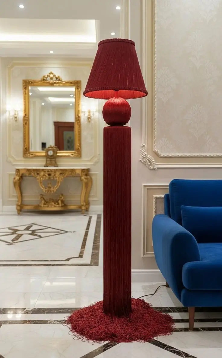 Royal Burgundy Lampshades
