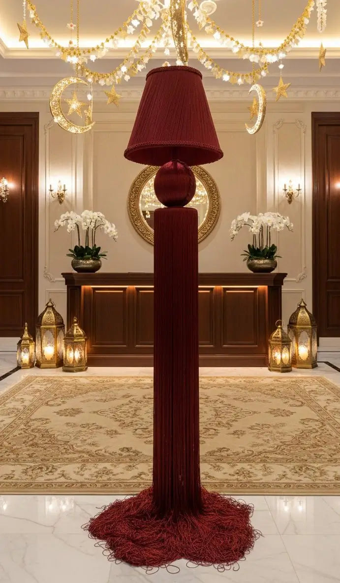 Royal Burgundy Lampshades